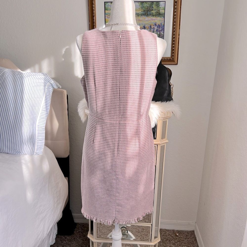 Loft pink Tweed dress - Picture 6 of 10